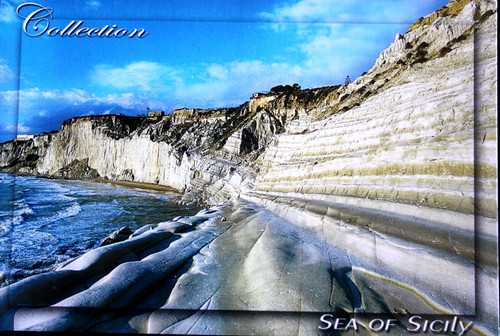 Cartolina sicilia realmonte - cartolina,