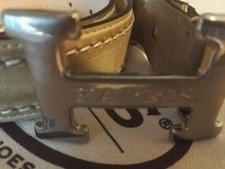 Cintura Harris in pelle fibbia con vite taglia unica -nuovo con confezione  belt