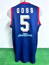 MAGLIA VIRTUS ROMA BASKET MATCH WORN INDOSSATA SHIRT JERSEY CAMISETA VINTAGE COA