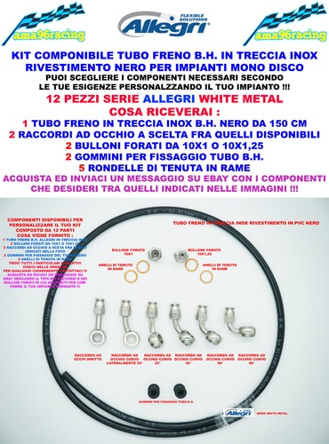 Kit componibile tubo freno - kit,