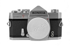 Konica Autoreflex T body chrome 35mm film camera reflex analogica