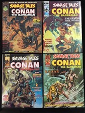 Savage Tales Lot 2 3 4 5 Conan
