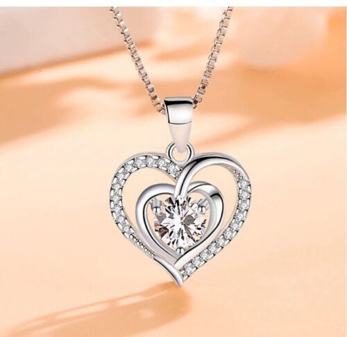 Collana donna cuore - , argento