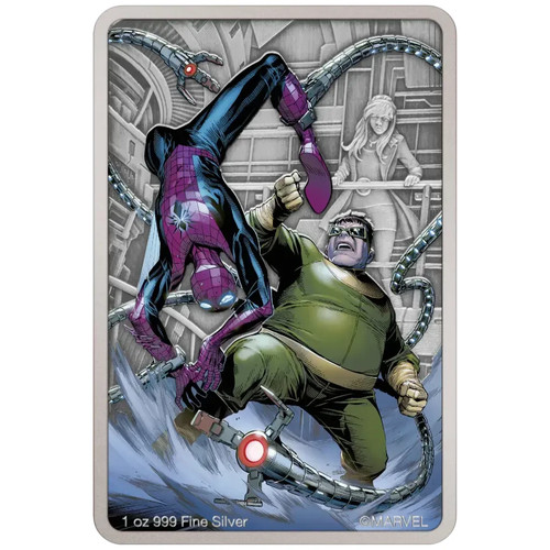 Moneta argento spider man - moneta, spider-man™