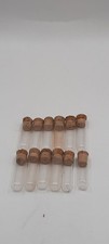 12 Mini Provette In Vetro H
