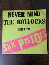 Sex Pistols – Never Mind The Bollocks - 12" Vinyl Record Album LP 1977 UK Press