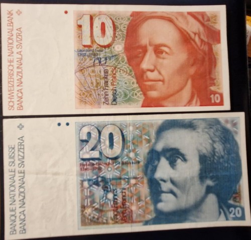 Svizzera banconote e 20 - banconote,