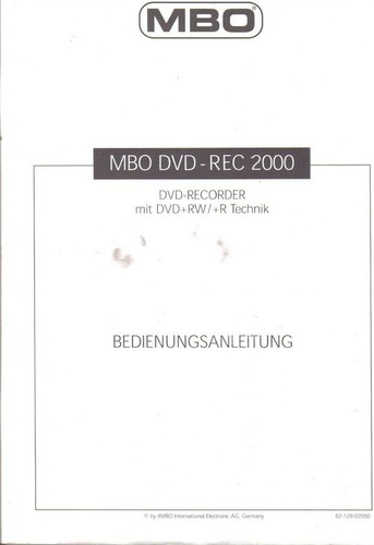 Mbo dvd rec 2000 - mbo,