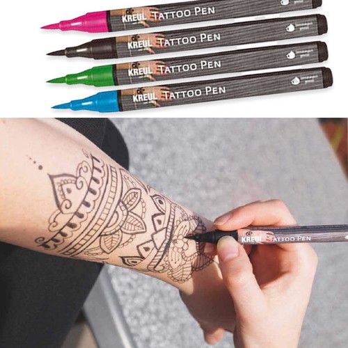 Set penna tatuaggio - set, 4