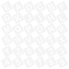  36 Pcs Stencil Numeri