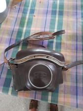 Antica Custodia di Cuoio Macchina Fotografica Zeiss Ikon AG 20 7510 Vintage