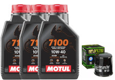 KIT/TAGLIANDO KAWASAKI ER-6F/ ER-6N 650 2007-2016 MOTUL 7100 10W40 + FILTRO OLIO