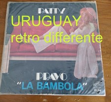 PATTY PRAVO PRIMO LP 1968 URUGUAY CON COPERTINA DAVANTI E RETRO DIFFERENTI