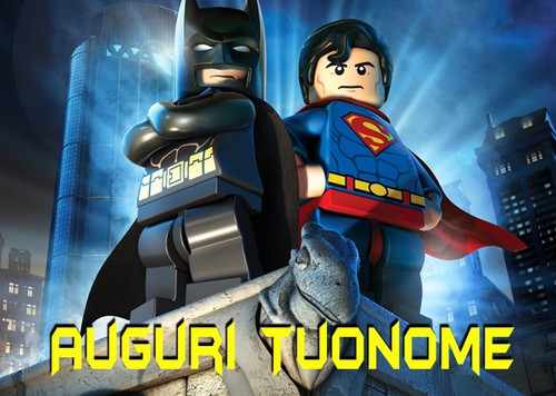 Cialda lego batman superman - batman,