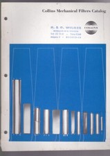 RADIO COLLINS MECHANICAL FILTERS CATALOG