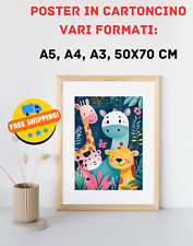 Poster Cameretta Bambini