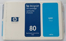 HP Designjet 80, Cartucce di Inchiostro, 2x Giallo 175ml, 1x Ciano 175ml