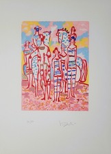 Antonio Vangelli serigrafia Il circo