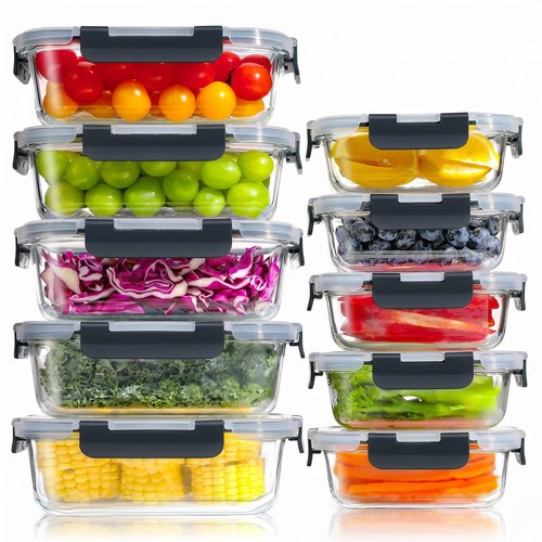 Yashe set contenitori vetro - set, 10