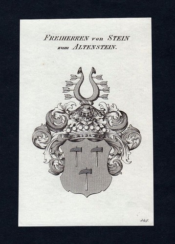 1820 pietra altenstein stemma - 1820,
