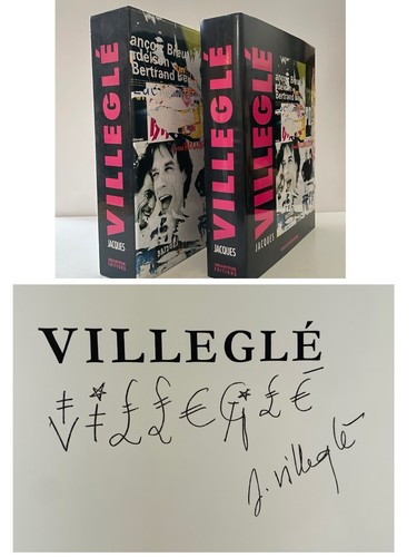 Signed jacques villegle - signed;,