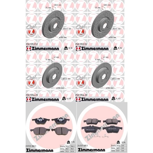 Zimmermann dischi freno - , +