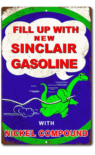 Insegna olio motore benzina