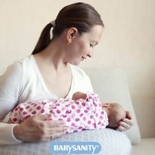 BabySanity® - Cuscino Allattamento Kikka Gravidanza Multiuso Sfoderabile