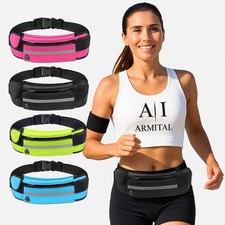 Marsupio Sportivo Porta Borraccia Running Belt Impermeabile Regolabile per Corsa
