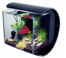 ACQUARI ACQUARIO TETRA SILHOUETTE ILLUMINAZIONE LED COMPLETO DI FILTRO 12 LT