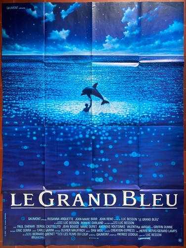 Affiche grand bleu - grand, luc