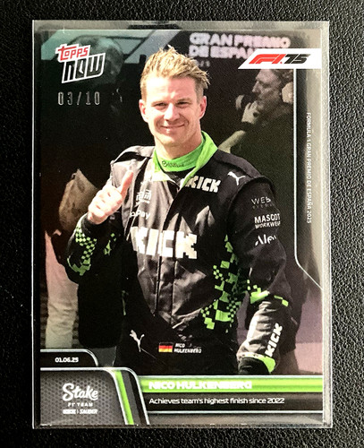 Nico hulkenberg 2025 topps now - 2025,