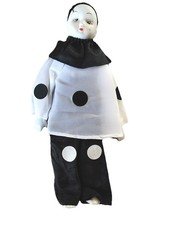 Bambola clown pierrot vintage - clown,