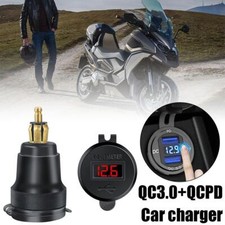 DE-CNC 4.2A doppia presa di ricarica USB per BMW Hella/DIN spina moto