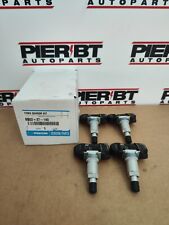 4x Sensore Tpms Pressione Pneumatici Ruota Originali Mazda Bb0237140 Nuovi