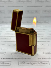 S.T.Dupont Linea 1 lacca di cina rossa, gold, small, simboli cinesi