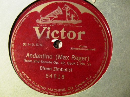 1915 max reger solo - solo, violin