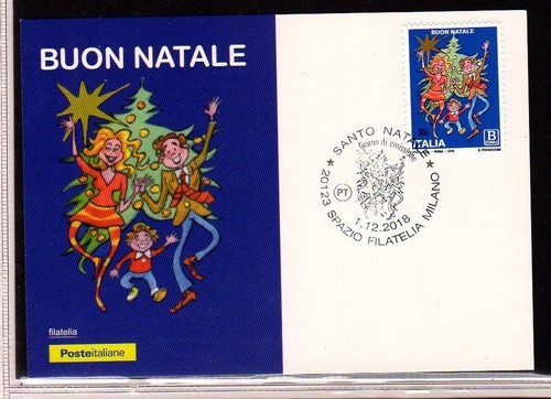 2018 cartolina maximum natale - cartolina,