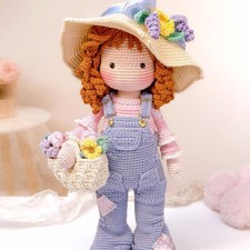 Lucy Crochet Doll, Handmade
