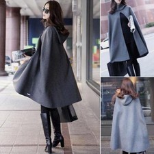 Poncho donna lana pipistrello