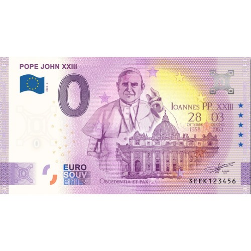Zero euro souvenir - zero,