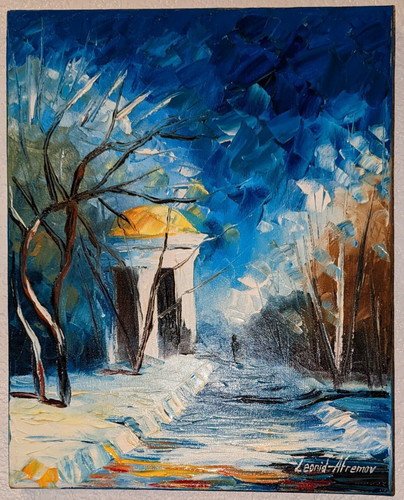 Quadro olio tela originale - olio,
