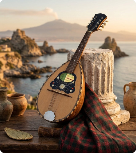 Mandolino siciliano miroglio - mandolino,