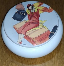 ceramica cofanetto illustrazione Dudovich per Rinascente serie limitata 15,5cm