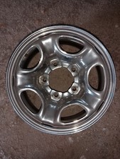 Cerchio In Ferro Cromato Fuoristrada Da 15 X 6 Pollici Pajero Feroza Suzuki...