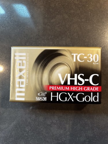 Maxell vhs tape 30 - maxell, vhs-c