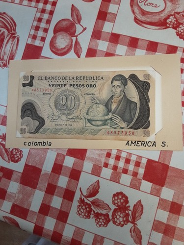 Banconota colombia pesos - banconota,