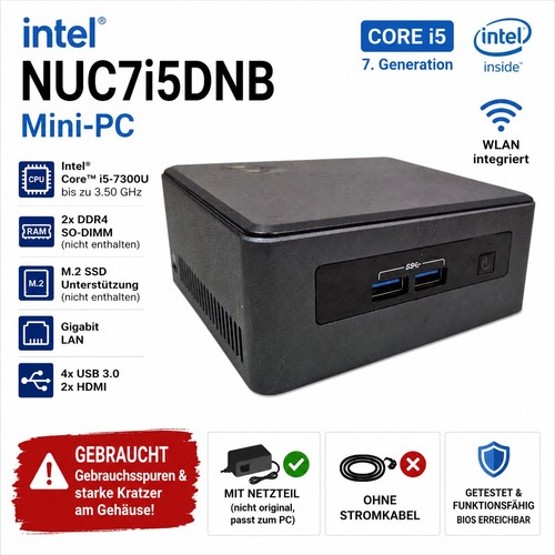 Intel nuc7i5dnb mini - intel, mini-pc