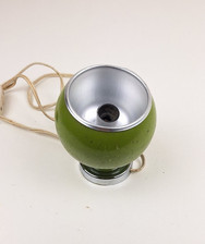 Lampada Verde a palla stile space age vintage