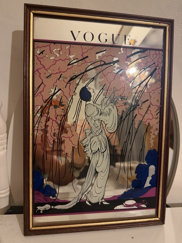 Specchio vintage serigrafato
